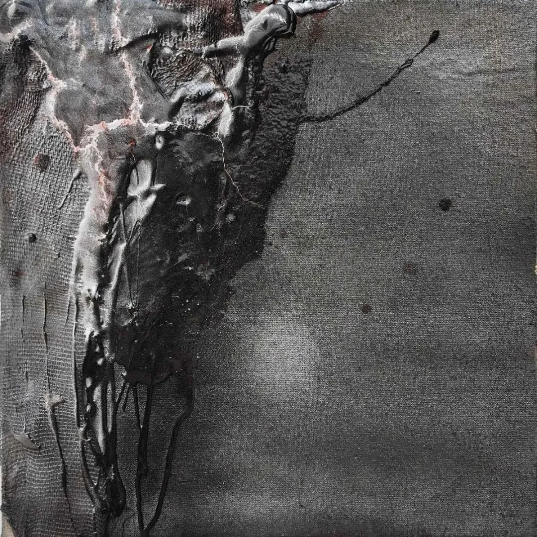 DUYGU ÇETİNKAYA — “İsimsiz”, 2019 "İsimsiz" eseri DUYGU ÇETİNKAYA tarafından 2019 yılında 25x25 cm ölçülerinde Tuval üzeri karışık teknik tekniği ile yapılmıştır.