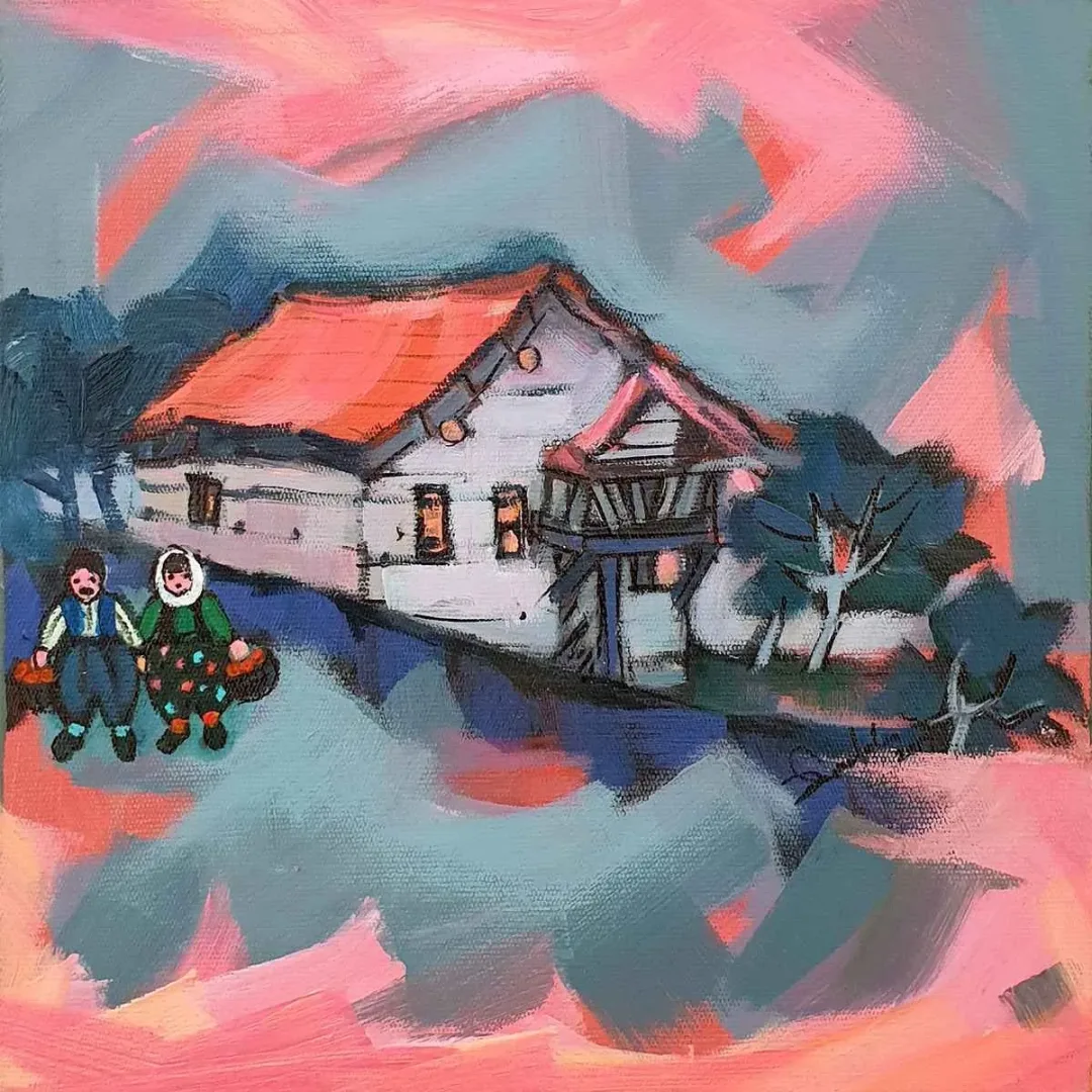EMEL YALIN — “İsimsiz”, 2019 "İsimsiz" eseri EMEL YALIN tarafından 2019 yılında 25x25 cm ölçülerinde Tuval üzeri akrilik boya tekniği ile yapılmıştır.