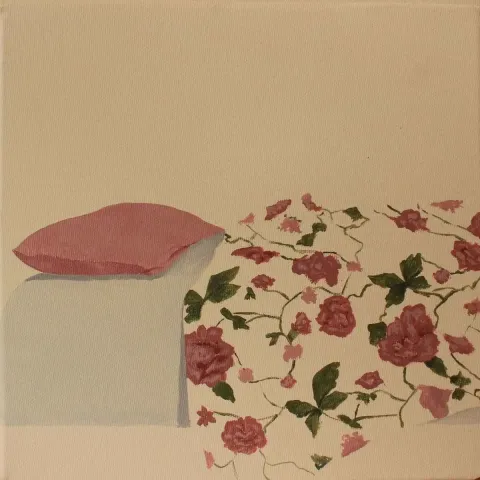 "İsimsiz" eseri EMİNE ALTUN tarafından 2019 yılında 25x25 cm ölçülerinde Tuval üzeri akrilik boya tekniği ile yapılmıştır.