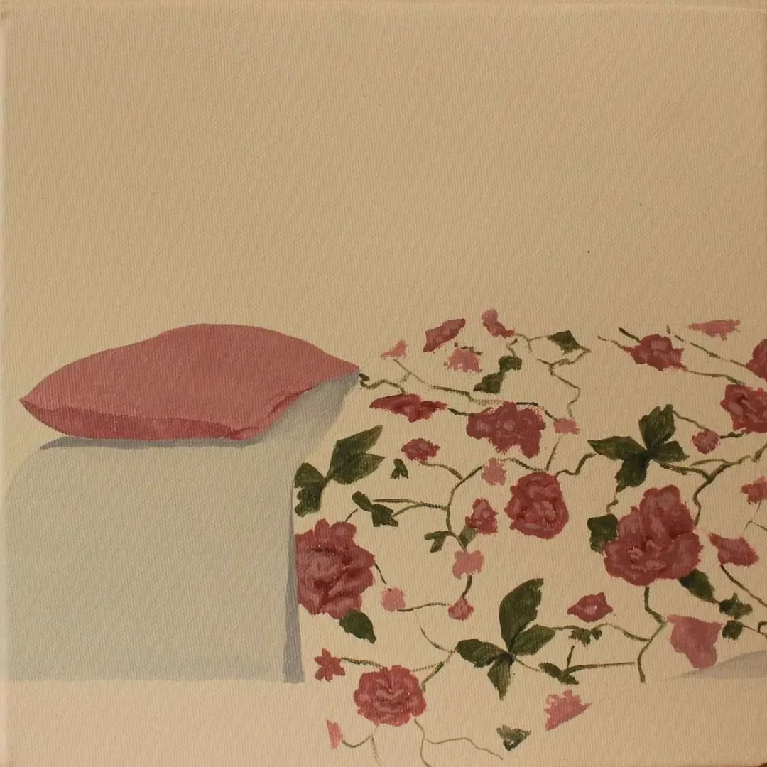 EMİNE ALTUN — “İsimsiz”, 2019 "İsimsiz" eseri EMİNE ALTUN tarafından 2019 yılında 25x25 cm ölçülerinde Tuval üzeri akrilik boya tekniği ile yapılmıştır.