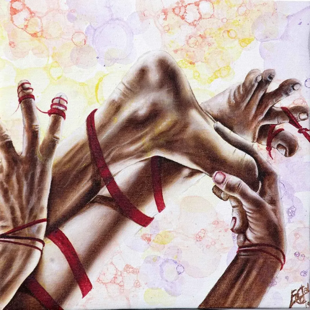ERDAL ARSLAN — “İsimsiz”, 2019 "İsimsiz" eseri ERDAL ARSLAN tarafından 2019 yılında 25x25 cm ölçülerinde Tuval üzeri karışık teknik tekniği ile yapılmıştır.