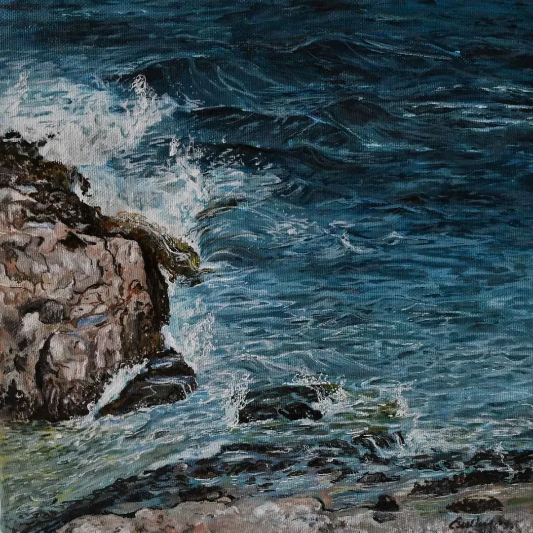 ESEN DENİZ ENGİN — “İsimsiz”, 2019 "İsimsiz" eseri ESEN DENİZ ENGİN tarafından 2019 yılında 25x25 cm ölçülerinde Tuval üzeri yağlı boya tekniği ile yapılmıştır.