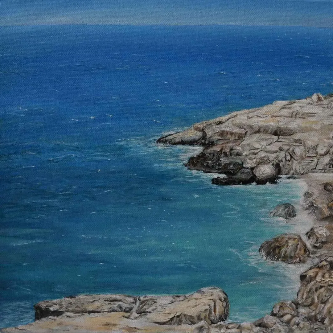 ESEN DENİZ ENGİN — “İsimsiz”, 2019 "İsimsiz" eseri ESEN DENİZ ENGİN tarafından 2019 yılında 25x25 cm ölçülerinde Tuval üzeri yağlı boya tekniği ile yapılmıştır.