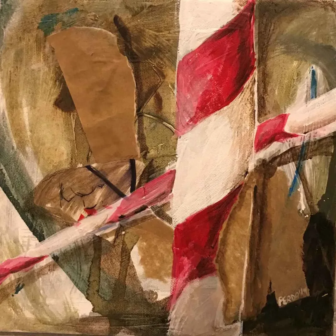 FERDA OLKUN — “İsimsiz”, 2019 "İsimsiz" eseri FERDA OLKUN tarafından 2019 yılında 25x25 cm ölçülerinde Tuval üzeri yağlı boya tekniği ile yapılmıştır.