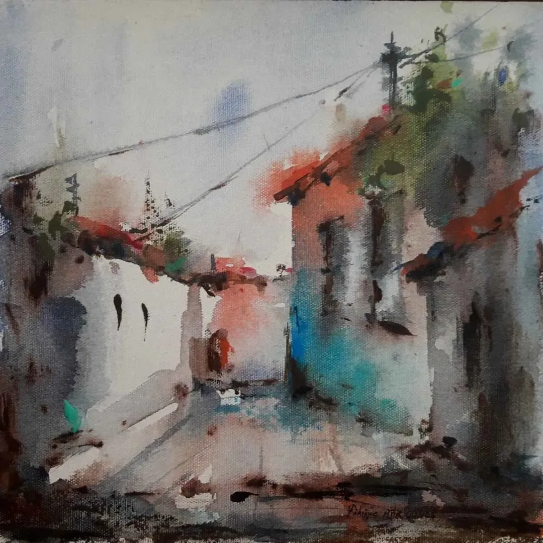 yakınlaştır "İsimsiz" eseri FİKRİYE ATİK GÜNEŞ tarafından 2019 yılında 25x25 cm ölçülerinde Tuval üzeri akrilik boya tekniği ile yapılmıştır.