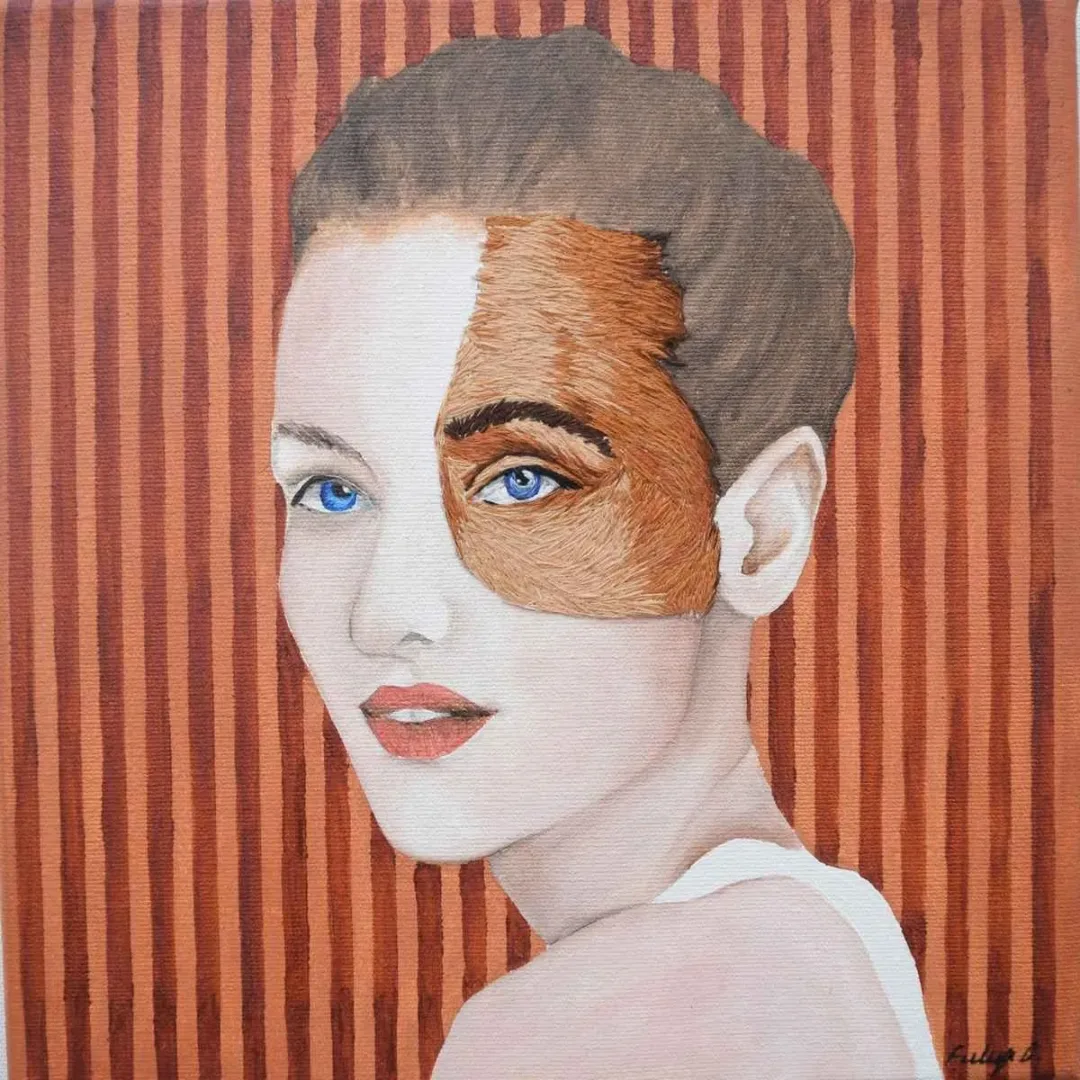 FULYA GENÇ — “İsimsiz”, 2019 "İsimsiz" eseri FULYA GENÇ tarafından 2019 yılında 25x25 cm ölçülerinde Tuval üzeri karışık teknik tekniği ile yapılmıştır.