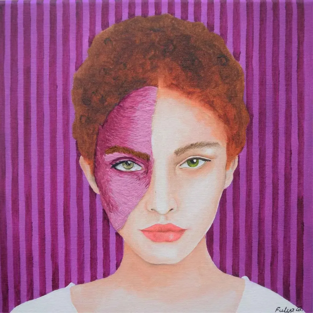 FULYA GENÇ — “İsimsiz”, 2019 "İsimsiz" eseri FULYA GENÇ tarafından 2019 yılında 25x25 cm ölçülerinde Tuval üzeri karışık teknik tekniği ile yapılmıştır.