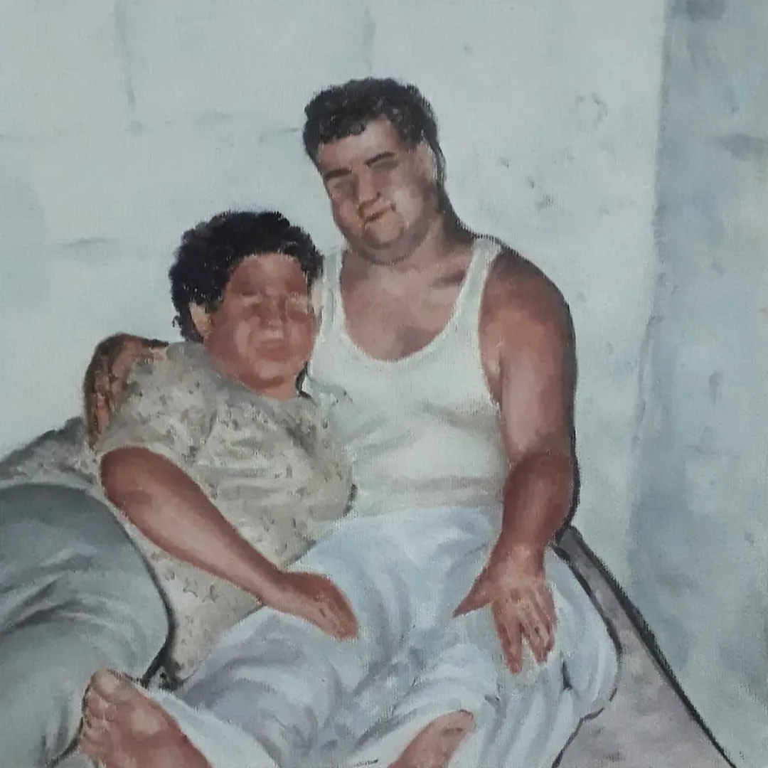 GÖKSU YURTSEVEN — “İsimsiz”, 2019 "İsimsiz" eseri GÖKSU YURTSEVEN tarafından 2019 yılında 25x25 cm ölçülerinde Tuval üzeri akrilik boya tekniği ile yapılmıştır.