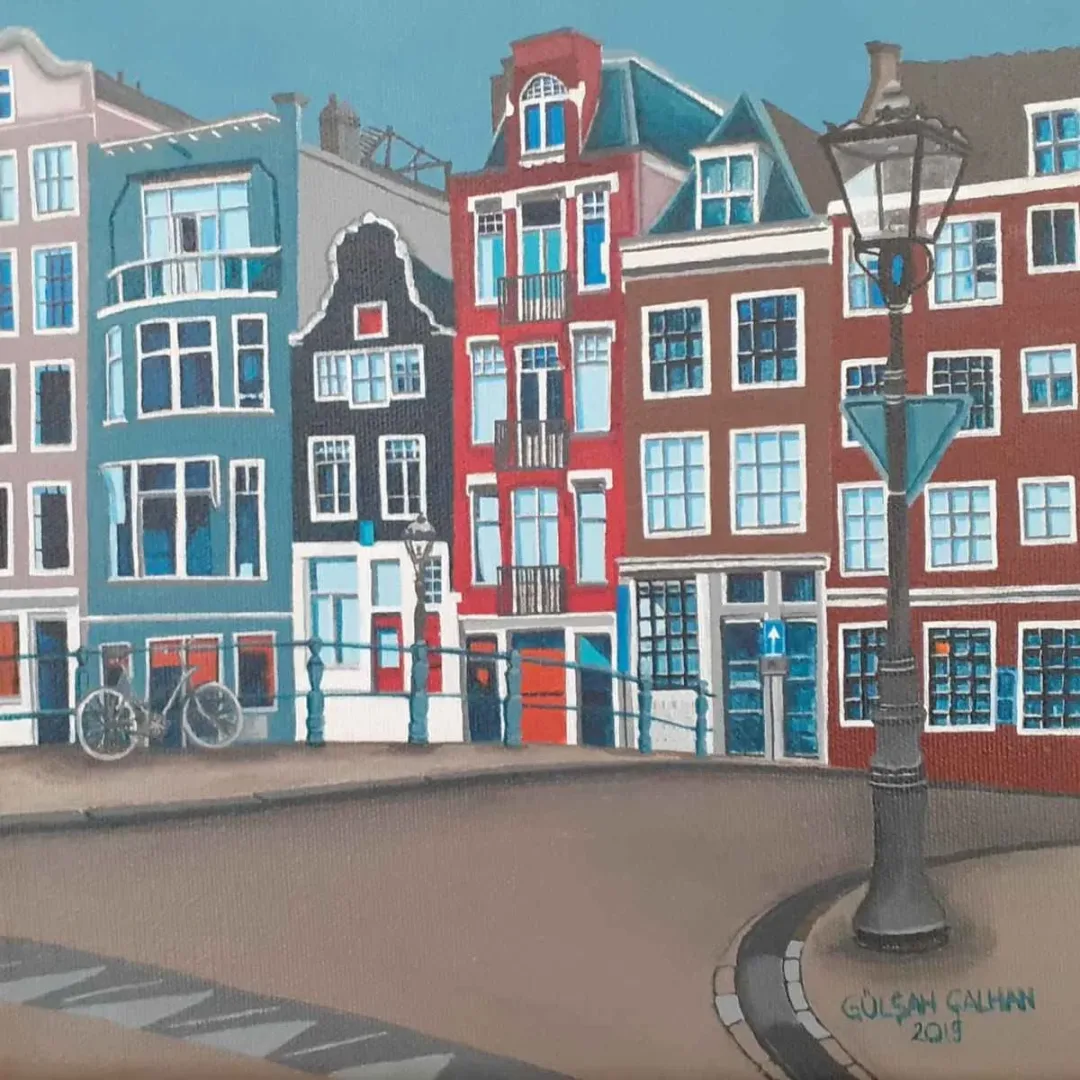 GÜLŞAH ÇALHAN — “İsimsiz”, 2019 "İsimsiz" eseri GÜLŞAH ÇALHAN tarafından 2019 yılında 25x25 cm ölçülerinde Tuval üzeri yağlı boya tekniği ile yapılmıştır.