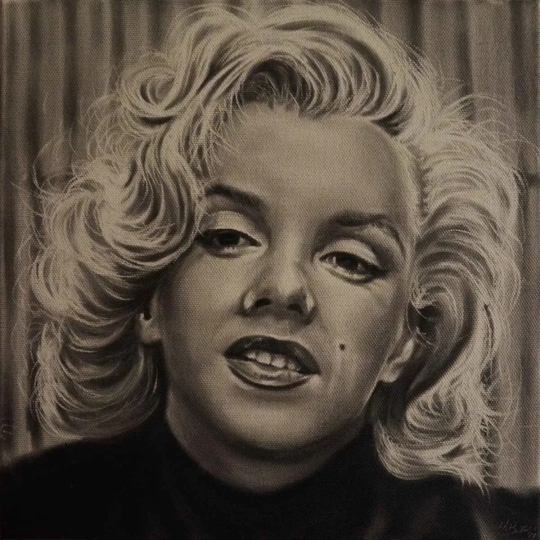 yakınlaştır "Marily Monroe" eseri HASAN BASRİ İNAN tarafından 2019 yılında 25x25 cm ölçülerinde Tuval üzeri yağlı boya tekniği ile yapılmıştır.