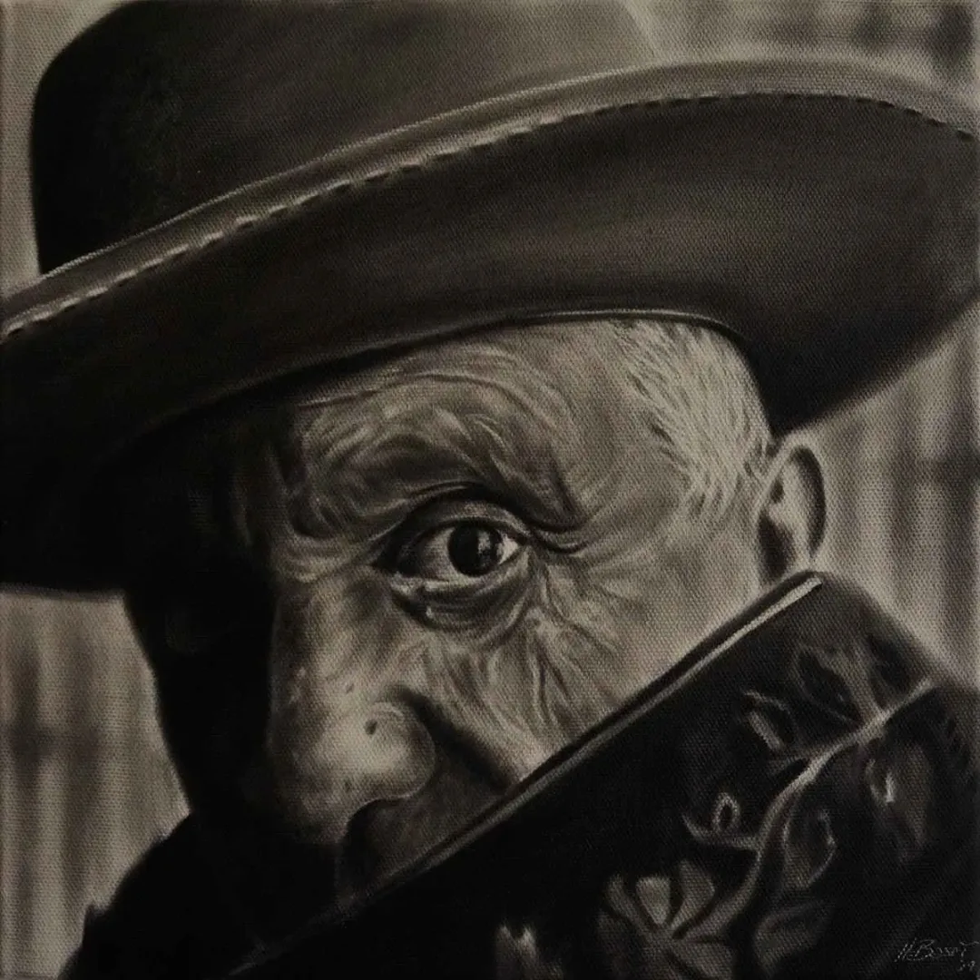 yakınlaştır "Pablo Picasso" eseri HASAN BASRİ İNAN tarafından 2019 yılında 25x25 cm ölçülerinde Tuval üzeri yağlı boya tekniği ile yapılmıştır.