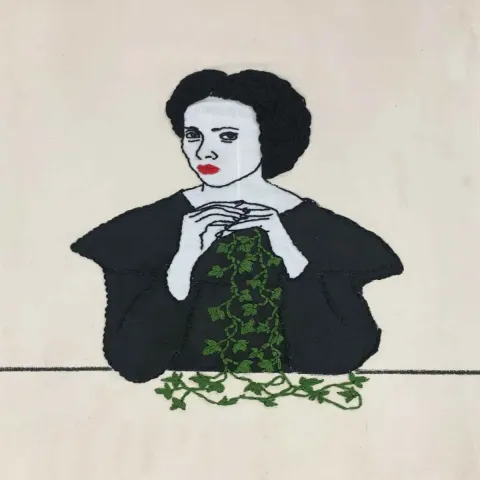 "İsimsiz" eseri HATİCE DOĞAN tarafından 2019 yılında 25x25 cm ölçülerinde Tuval üzeri karışık teknik tekniği ile yapılmıştır.