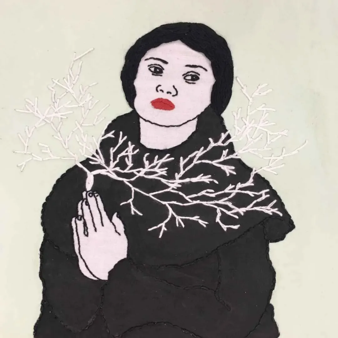 HATİCE DOĞAN — “İsimsiz”, 2019 "İsimsiz" eseri HATİCE DOĞAN tarafından 2019 yılında 25x25 cm ölçülerinde Tuval üzeri karışık teknik tekniği ile yapılmıştır.