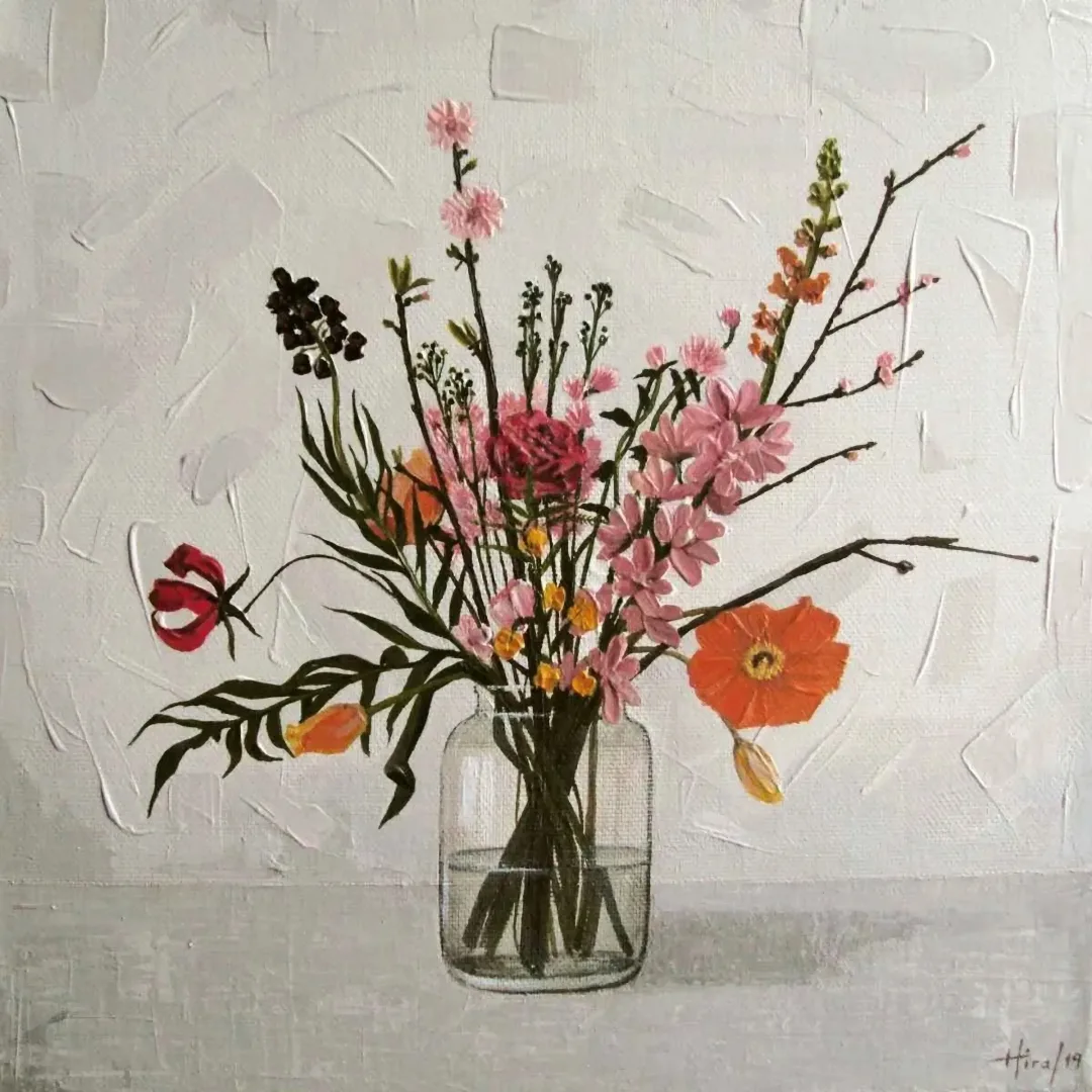yakınlaştır "İsimsiz" eseri HİRA YILMAZ tarafından 2019 yılında 25x25 cm ölçülerinde Tuval üzeri yağlı boya tekniği ile yapılmıştır.