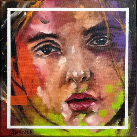 İBRAHİM TOKASLAN — “İsimsiz”, 2019 "İsimsiz" eseri İBRAHİM TOKASLAN tarafından 2019 yılında 25x25 cm ölçülerinde Tuval üzeri yağlı boya tekniği ile yapılmıştır.