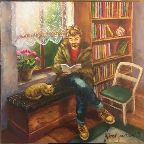 "İsimsiz" eseri İLKNUR GÜRCAN tarafından 2019 yılında 25x25 cm ölçülerinde Tuval üzeri yağlı boya tekniği ile yapılmıştır.