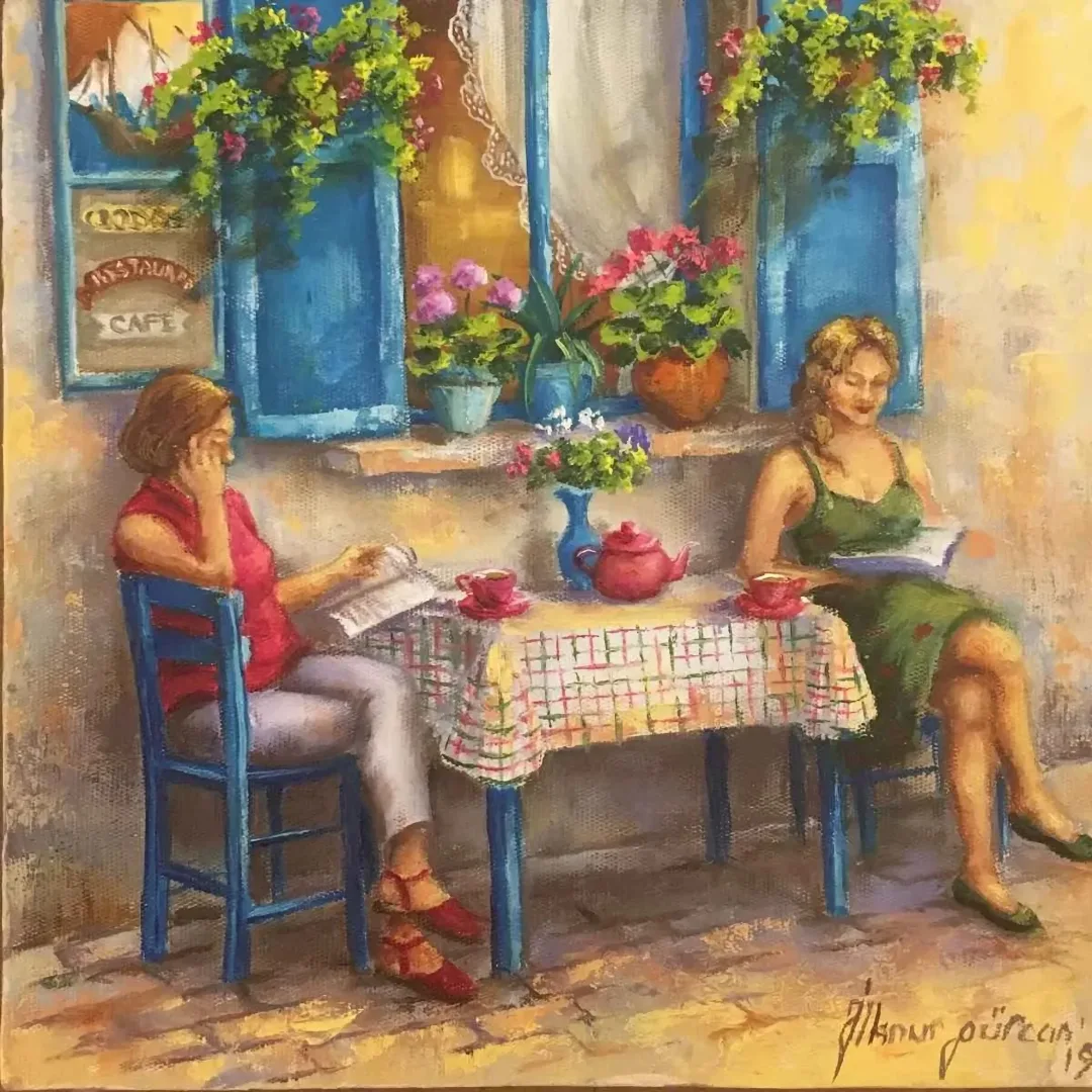 yakınlaştır "İsimsiz" eseri İLKNUR GÜRCAN tarafından 2019 yılında 25x25 cm ölçülerinde Tuval üzeri yağlı boya tekniği ile yapılmıştır.