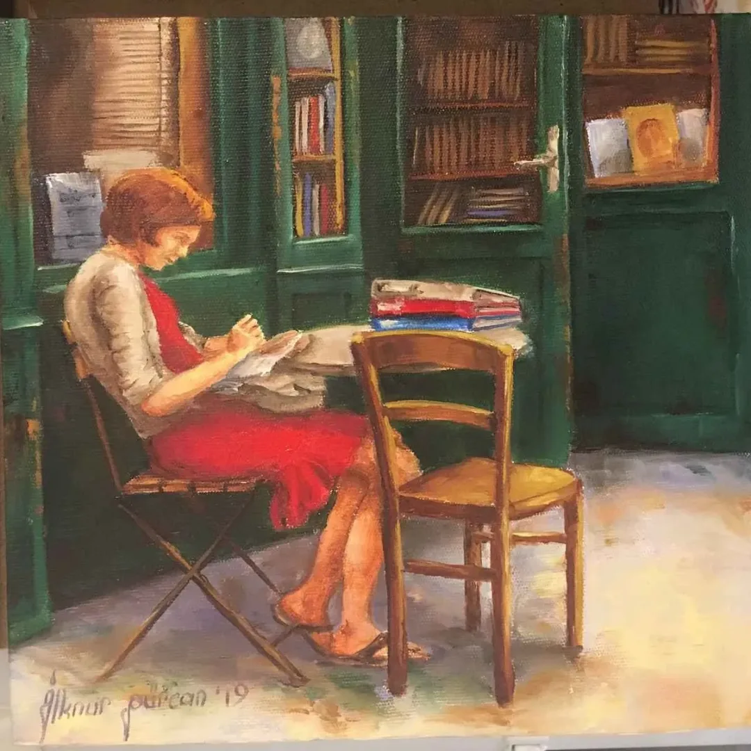 İLKNUR GÜRCAN — “İsimsiz”, 2019 "İsimsiz" eseri İLKNUR GÜRCAN tarafından 2019 yılında 25x25 cm ölçülerinde Tuval üzeri yağlı boya tekniği ile yapılmıştır.