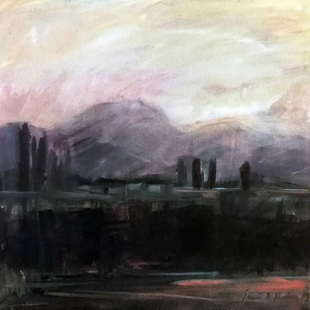 İNCİ BULUT KILIÇ — “İsimsiz”, 2019 "İsimsiz" eseri İNCİ BULUT KILIÇ tarafından 2019 yılında 25x25 cm ölçülerinde Tuval üzeri yağlı boya tekniği ile yapılmıştır.