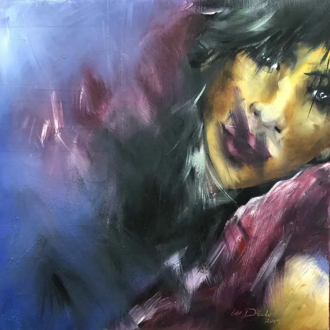 MEHMET DEDE — “İsimsiz”, 2019 "İsimsiz" eseri MEHMET DEDE tarafından 2019 yılında 25x25 cm ölçülerinde Tuval üzeri yağlı boya tekniği ile yapılmıştır.