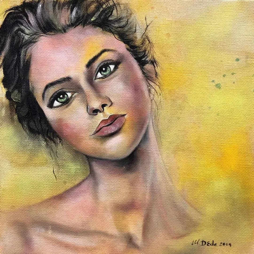 MEHMET DEDE — “İsimsiz”, 2019 "İsimsiz" eseri MEHMET DEDE tarafından 2019 yılında 25x25 cm ölçülerinde Tuval üzeri yağlı boya tekniği ile yapılmıştır.