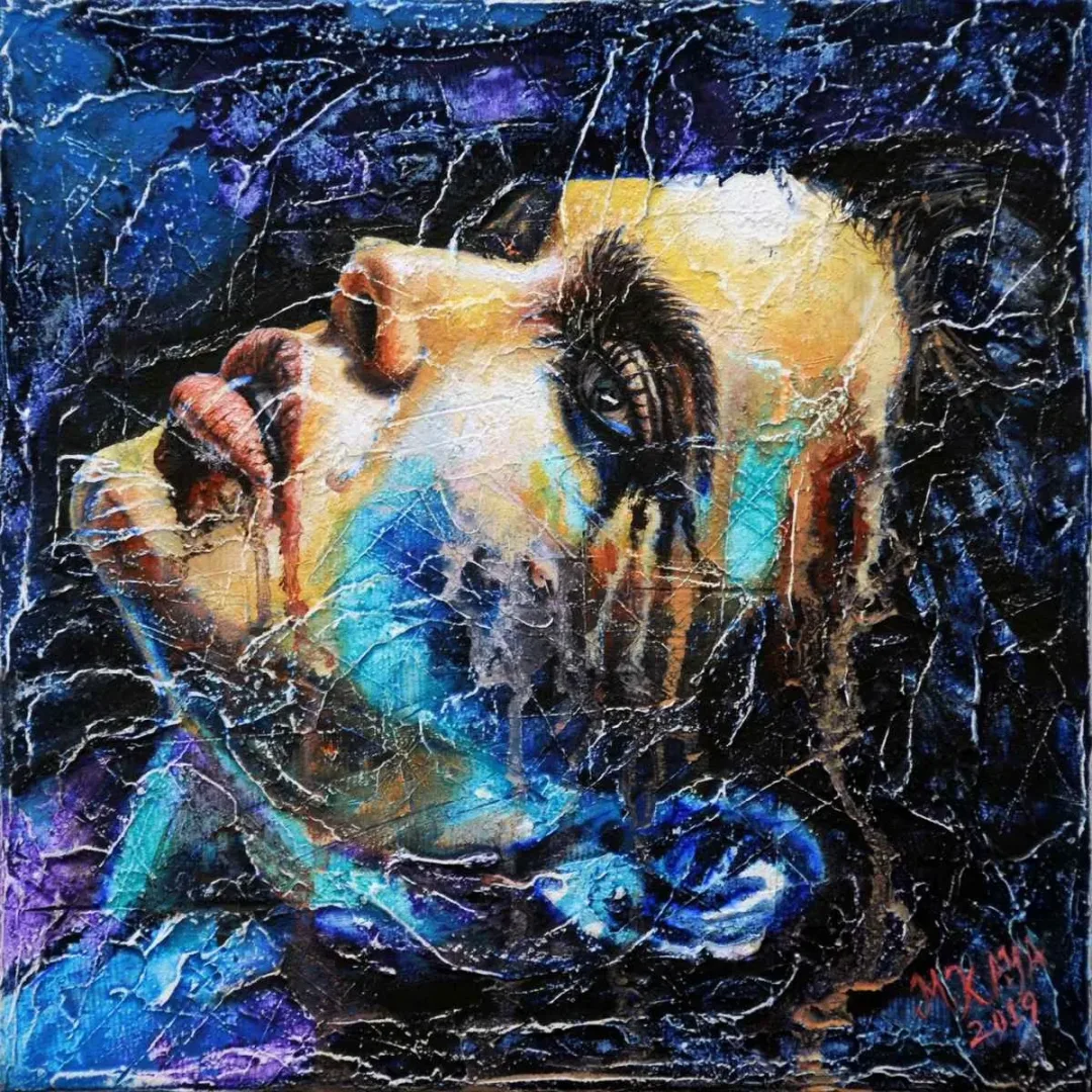 MEHMET KAYA — “İsimsiz”, 2019 "İsimsiz" eseri MEHMET KAYA tarafından 2019 yılında 25x25 cm ölçülerinde Tuval üzeri yağlı boya tekniği ile yapılmıştır.