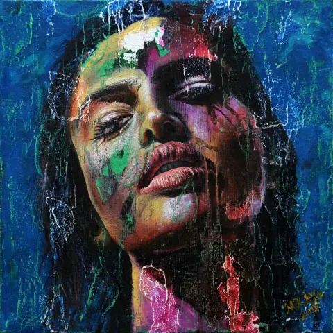 "İsimsiz" eseri MEHMET KAYA tarafından 2019 yılında 25x25 cm ölçülerinde Tuval üzeri yağlı boya tekniği ile yapılmıştır.