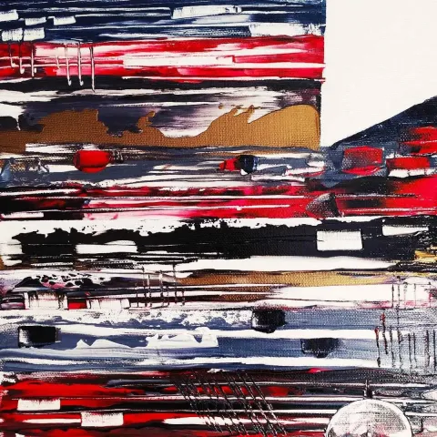 MELİKE UÇKU — “İsimsiz”, 2019 "İsimsiz" eseri MELİKE UÇKU tarafından 2019 yılında 25x25 cm ölçülerinde Tuval üzeri yağlı boya tekniği ile yapılmıştır.