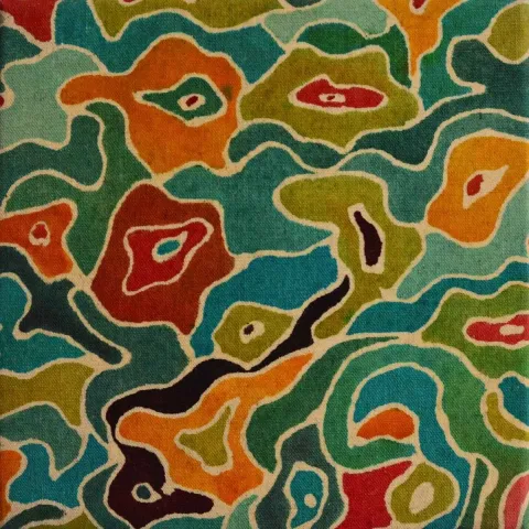 MERVE AVCI — “Renkler Ve Hisler”, 2019 "Renkler Ve Hisler" eseri MERVE AVCI tarafından 2019 yılında 25x25 cm ölçülerinde Tuval üzeri mummamik tekniği tekniği ile yapılmıştır.