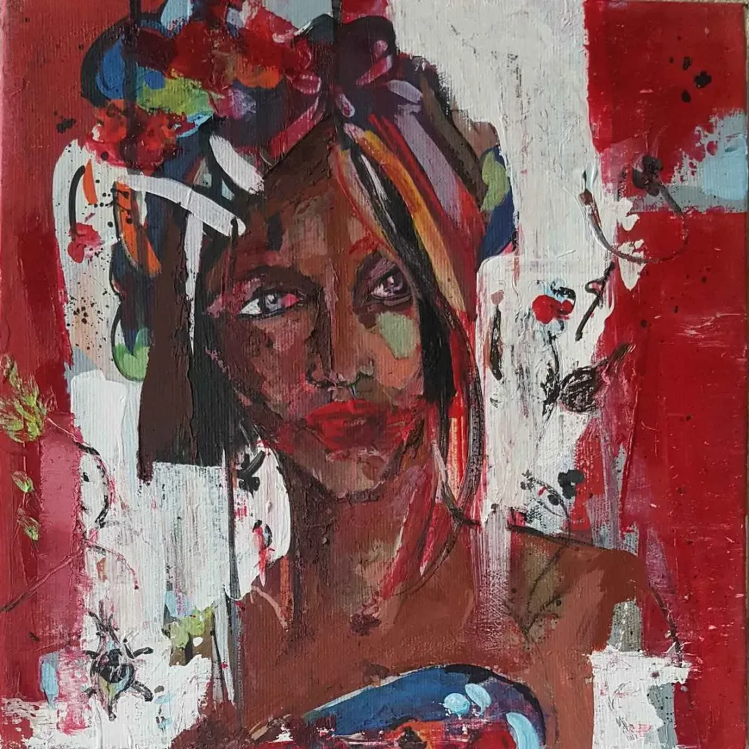 MERYEM CAVGA AKKAYA — “İsimsiz”, 2019 "İsimsiz" eseri MERYEM CAVGA AKKAYA tarafından 2019 yılında 25x25 cm ölçülerinde Tuval üzeri yağlı boya tekniği ile yapılmıştır.