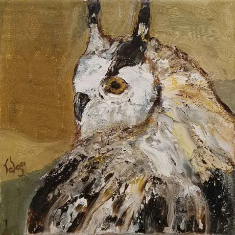 MURAT TOLGA — “Untitled”, 2019 "İsimsiz" eseri MURAT TOLGA tarafından 2019 yılında 25x25 cm ölçülerinde Tuval üzeri yağlı boya tekniği ile yapılmıştır.