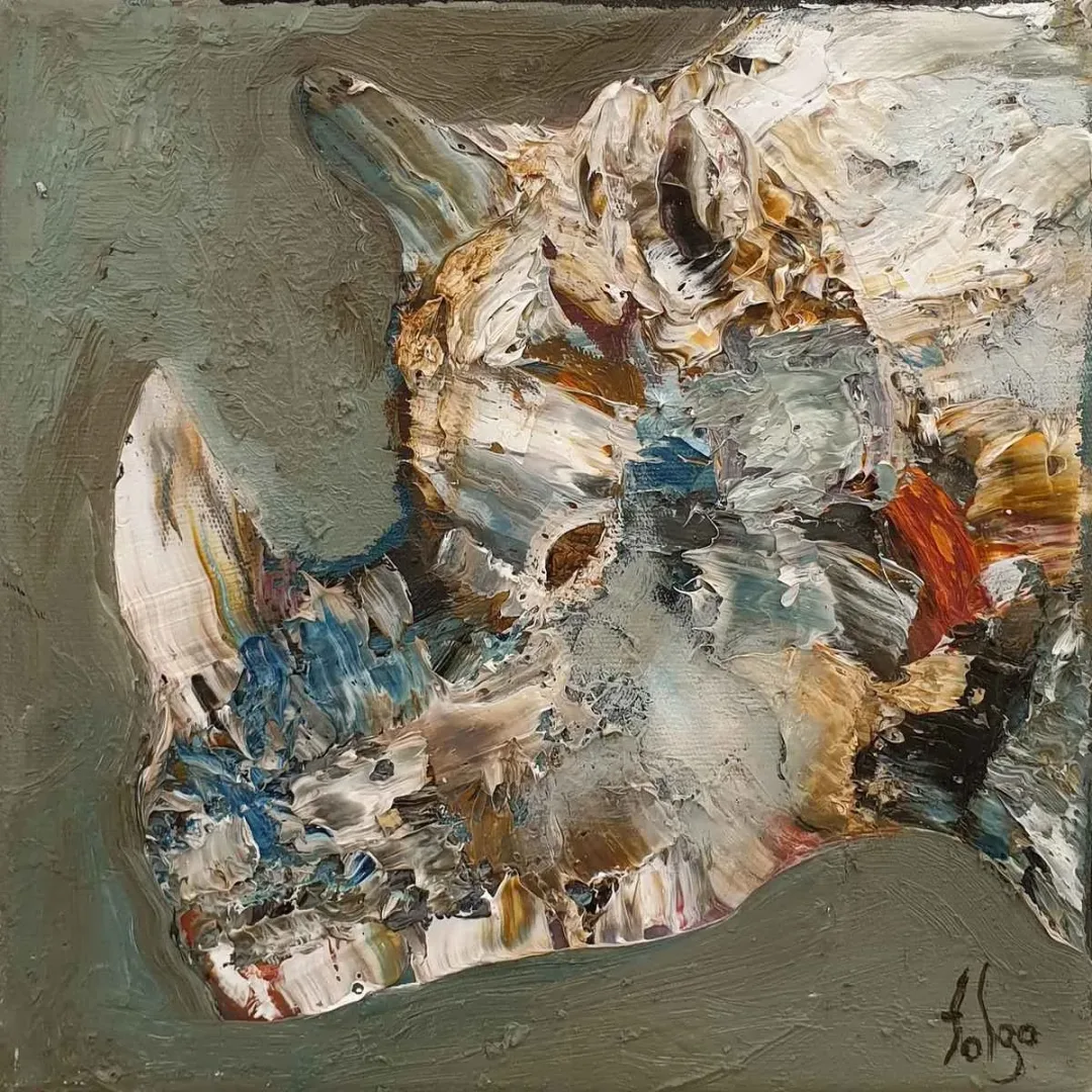 MURAT TOLGA — “İsimsiz”, 2019 "İsimsiz" eseri MURAT TOLGA tarafından 2019 yılında 25x25 cm ölçülerinde Tuval üzeri yağlı boya tekniği ile yapılmıştır.