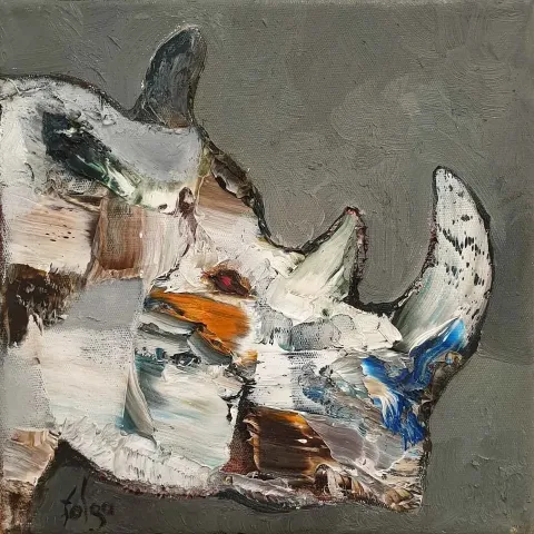 MURAT TOLGA — “Untitled”, 2019 "İsimsiz" eseri MURAT TOLGA tarafından 2019 yılında 25x25 cm ölçülerinde Tuval üzeri yağlı boya tekniği ile yapılmıştır.