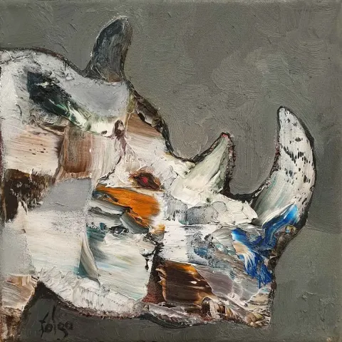 "İsimsiz" eseri MURAT TOLGA tarafından 2019 yılında 25x25 cm ölçülerinde Tuval üzeri yağlı boya tekniği ile yapılmıştır.