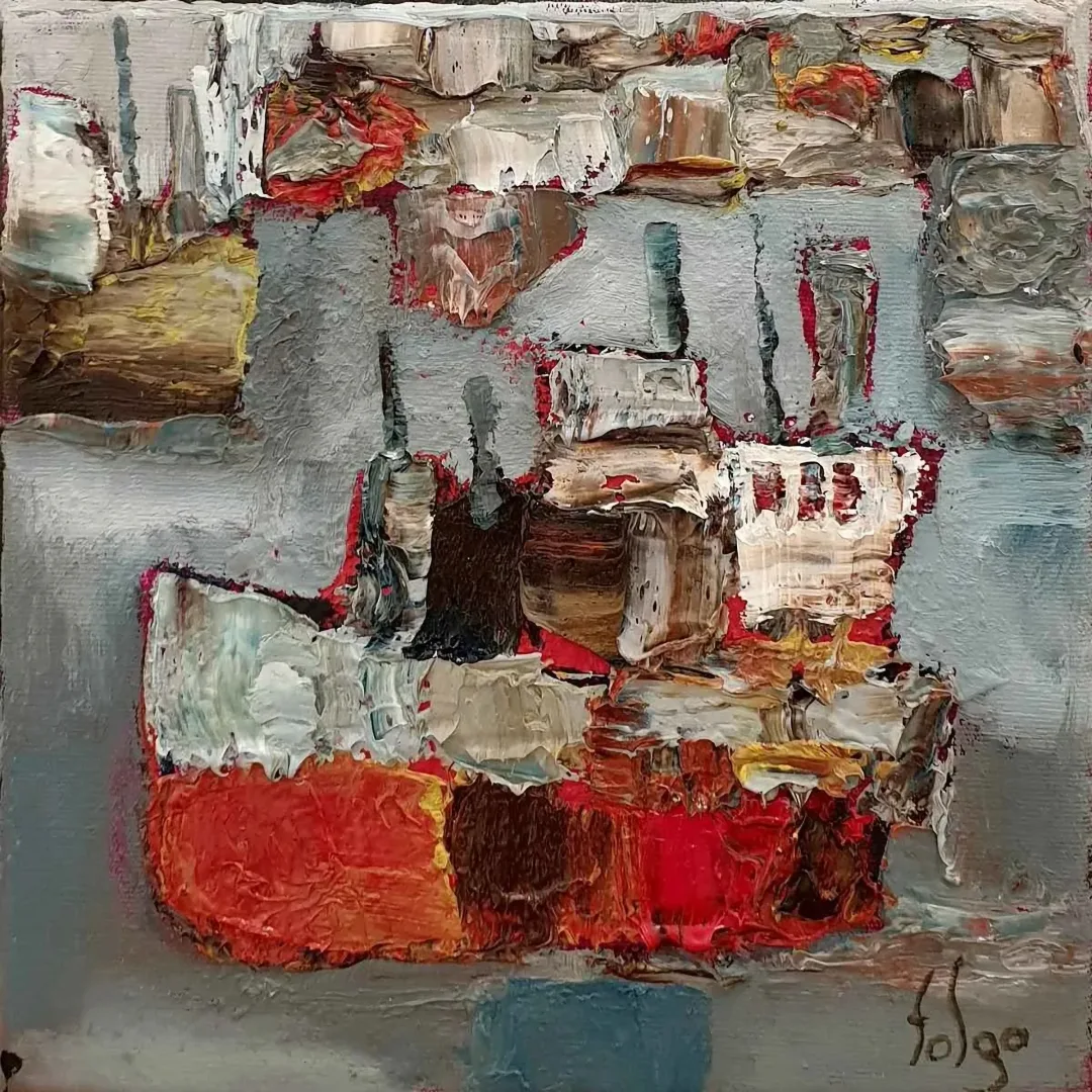 yakınlaştır "İsimsiz" eseri MURAT TOLGA tarafından 2019 yılında 25x25 cm ölçülerinde Tuval üzeri yağlı boya tekniği ile yapılmıştır.