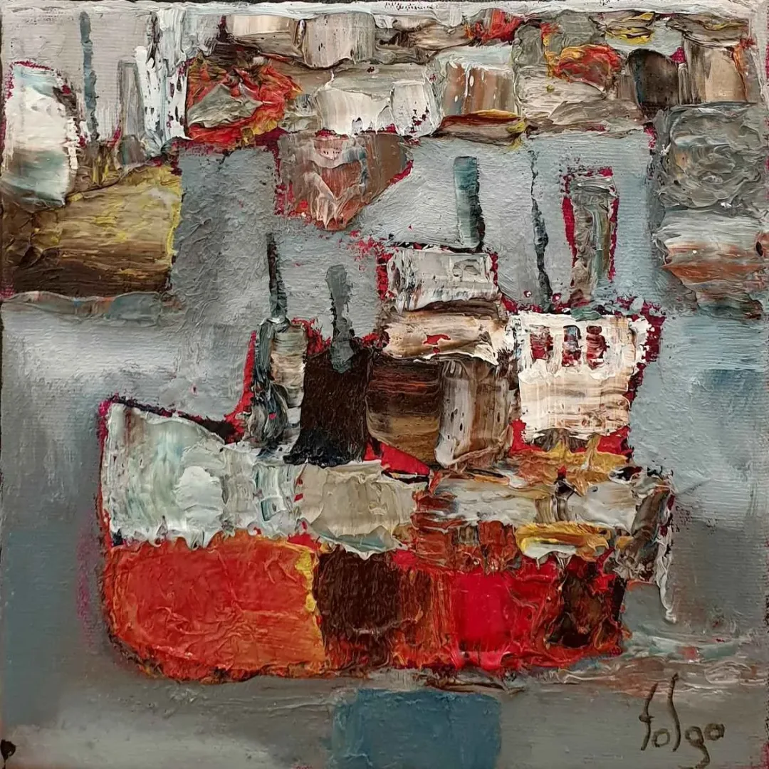 MURAT TOLGA — “İsimsiz”, 2019 "İsimsiz" eseri MURAT TOLGA tarafından 2019 yılında 25x25 cm ölçülerinde Tuval üzeri yağlı boya tekniği ile yapılmıştır.