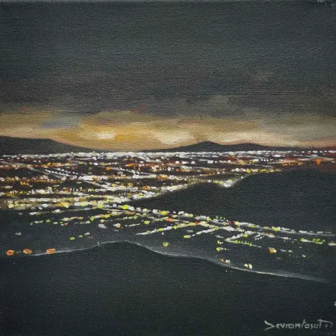 MUSTAFA DEVRAN TOSUN — “Untitled”, 2019 "İsimsiz" eseri MUSTAFA DEVRAN TOSUN tarafından 2019 yılında 25x25 cm ölçülerinde Tuval üzeri yağlı boya tekniği ile yapılmıştır.
