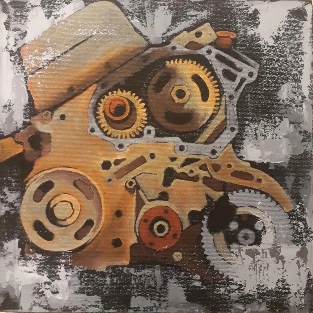 MUSTAFA TUNÇ — “İsimsiz”, 2019 "İsimsiz" eseri MUSTAFA TUNÇ tarafından 2019 yılında 25x25 cm ölçülerinde Tuval üzeri yağlı boya tekniği ile yapılmıştır.