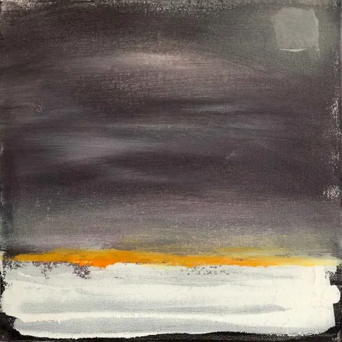 MÜGE CEYHAN — “İsimsiz”, 2019 "İsimsiz" eseri MÜGE CEYHAN tarafından 2019 yılında 25x25 cm ölçülerinde Tuval üzeri yağlı boya tekniği ile yapılmıştır.