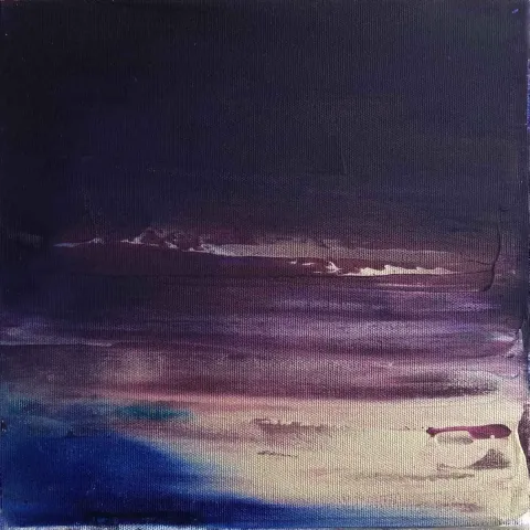 MÜGE CEYHAN — “İsimsiz”, 2019 "İsimsiz" eseri MÜGE CEYHAN tarafından 2019 yılında 25x25 cm ölçülerinde Tuval üzeri yağlı boya tekniği ile yapılmıştır.