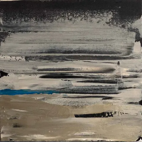 MÜGE CEYHAN — “İsimsiz”, 2019 "İsimsiz" eseri MÜGE CEYHAN tarafından 2019 yılında 25x25 cm ölçülerinde Tuval üzeri yağlı boya tekniği ile yapılmıştır.