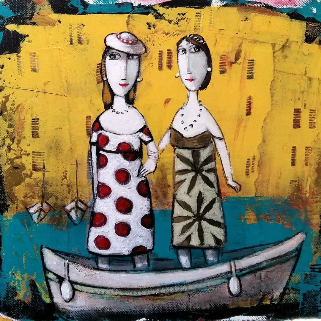 NERMİN ALPAR — “İsimsiz”, 2019 "İsimsiz" eseri NERMİN ALPAR tarafından 2019 yılında 25x25 cm ölçülerinde Tuval üzeri yağlı boya tekniği ile yapılmıştır.
