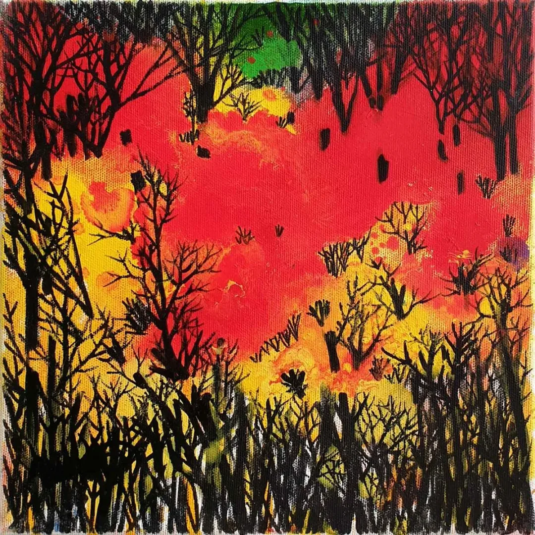 NİHAT KAHRAMAN — “İsimsiz”, 2019 "İsimsiz" eseri NİHAT KAHRAMAN tarafından 2019 yılında 25x25 cm ölçülerinde Tuval üzeri yağlı boya tekniği ile yapılmıştır.