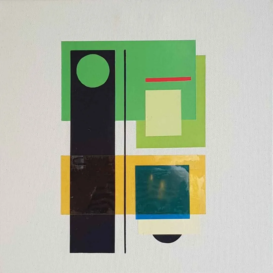 NUR YAVUZ — “İsimsiz”, 2019 "İsimsiz" eseri NUR YAVUZ tarafından 2019 yılında 25x25 cm ölçülerinde Tuval üzeri yağlı boya tekniği ile yapılmıştır.