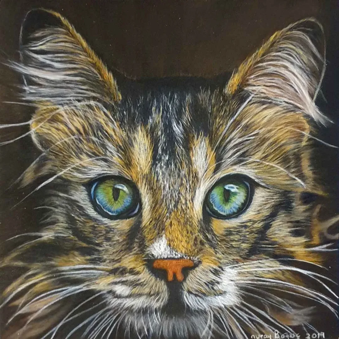 NURAY BOĞUÇ — “İsimsiz”, 2019 "İsimsiz" eseri NURAY BOĞUÇ tarafından 2019 yılında 25x25 cm ölçülerinde Kağıt üzeri karışık teknik tekniği ile yapılmıştır.