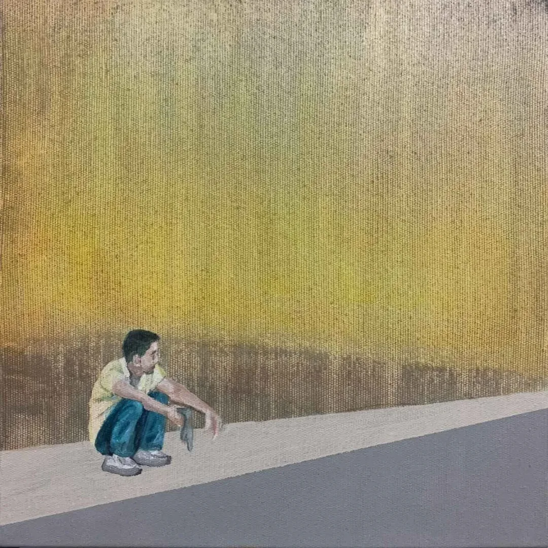 ORÇUN ÇADIRCI — “İsimsiz”, 2019 "İsimsiz" eseri ORÇUN ÇADIRCI tarafından 2019 yılında 25x25 cm ölçülerinde Tuval üzeri yağlı boya tekniği ile yapılmıştır.