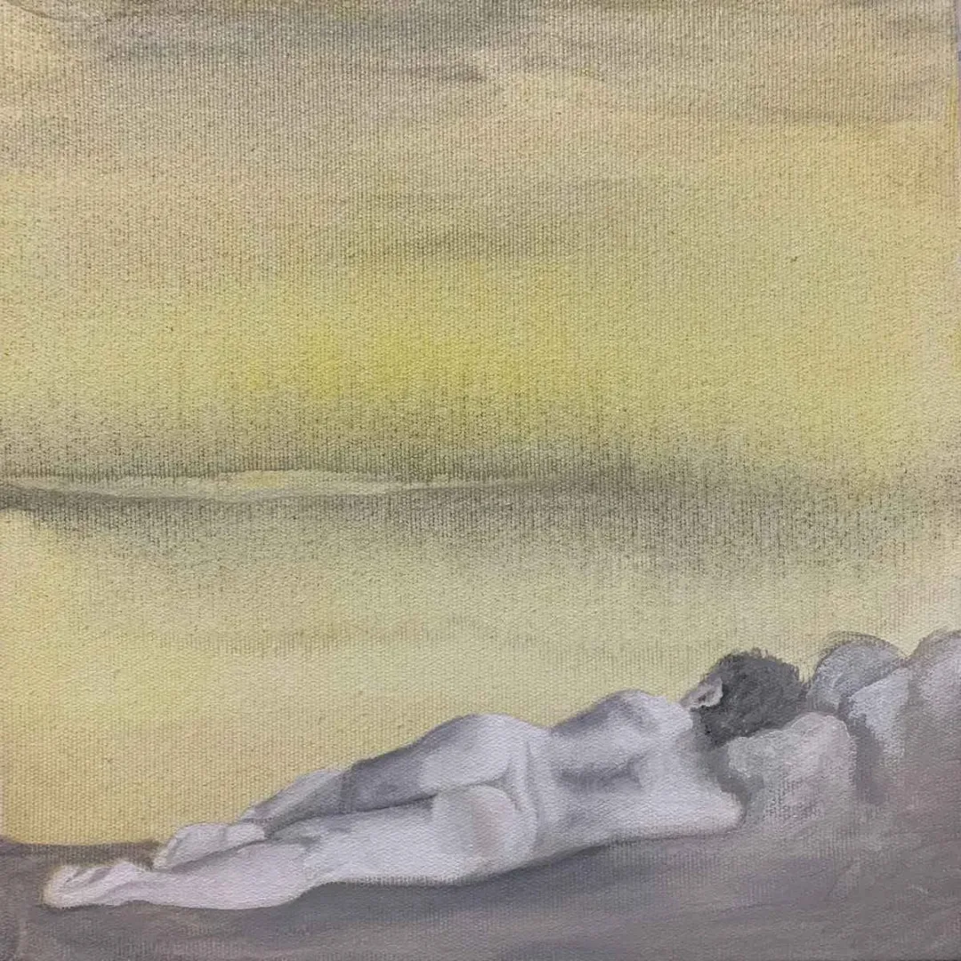 ORÇUN ÇADIRCI — “İsimsiz”, 2019 "İsimsiz" eseri ORÇUN ÇADIRCI tarafından 2019 yılında 25x25 cm ölçülerinde Tuval üzeri yağlı boya tekniği ile yapılmıştır.