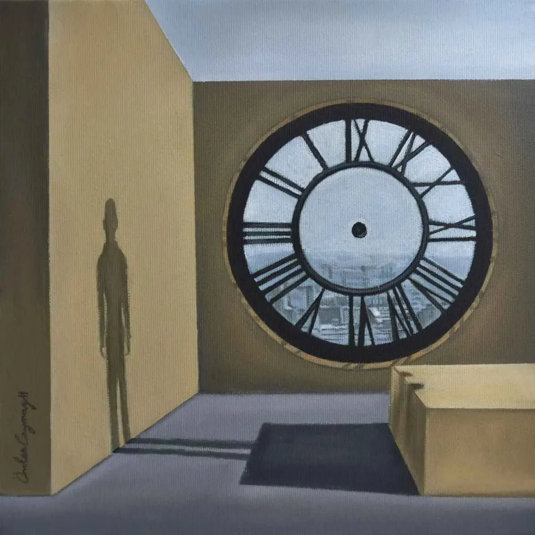 ÖNDER CAYMAZ — “Untitled”, 2019 "İsimsiz" eseri ÖNDER CAYMAZ tarafından 2019 yılında 25x25 cm ölçülerinde Tuval üzeri yağlı boya tekniği ile yapılmıştır.