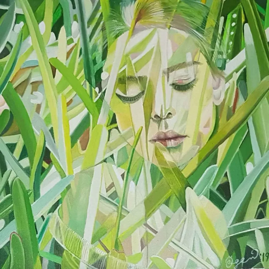ÖZGE KORKMAZ — “İsimsiz”, 2019 "İsimsiz" eseri ÖZGE KORKMAZ tarafından 2019 yılında 25x25 cm ölçülerinde Tuval üzeri yağlı boya tekniği ile yapılmıştır.