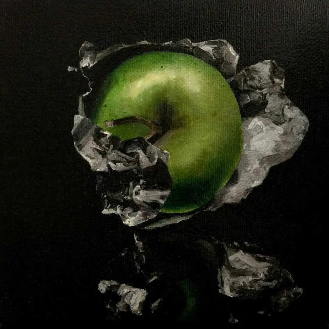 ÖZLEM ALİMAN — “İsimsiz”, 2019 "İsimsiz" eseri ÖZLEM ALİMAN tarafından 2019 yılında 25x25 cm ölçülerinde Tuval üzeri yağlı boya tekniği ile yapılmıştır.